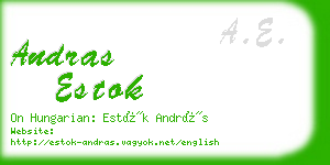 andras estok business card